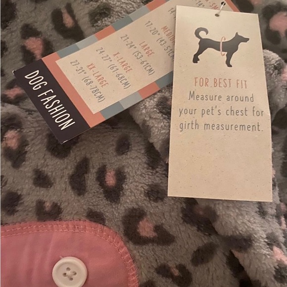 Wag-A-Tude Dog Pjs (Animal Print)-Size Large - Picture 4 of 5